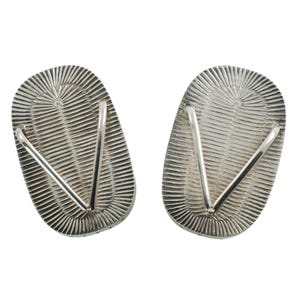 Vintage Japanese 950 Sterling Silver Geishsa Maiko Okobo Sandal Salt and Pepper Shakers, Asahi Shoten image 2