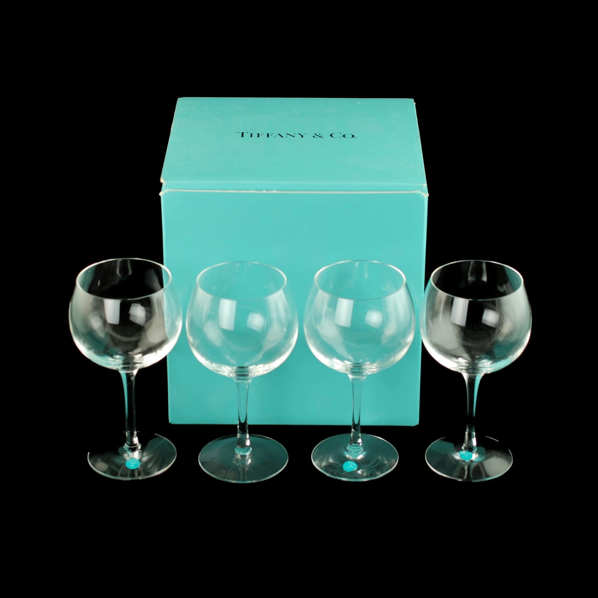 Tiffany Home Essentials Stemless White Wine Glasses in Crystal