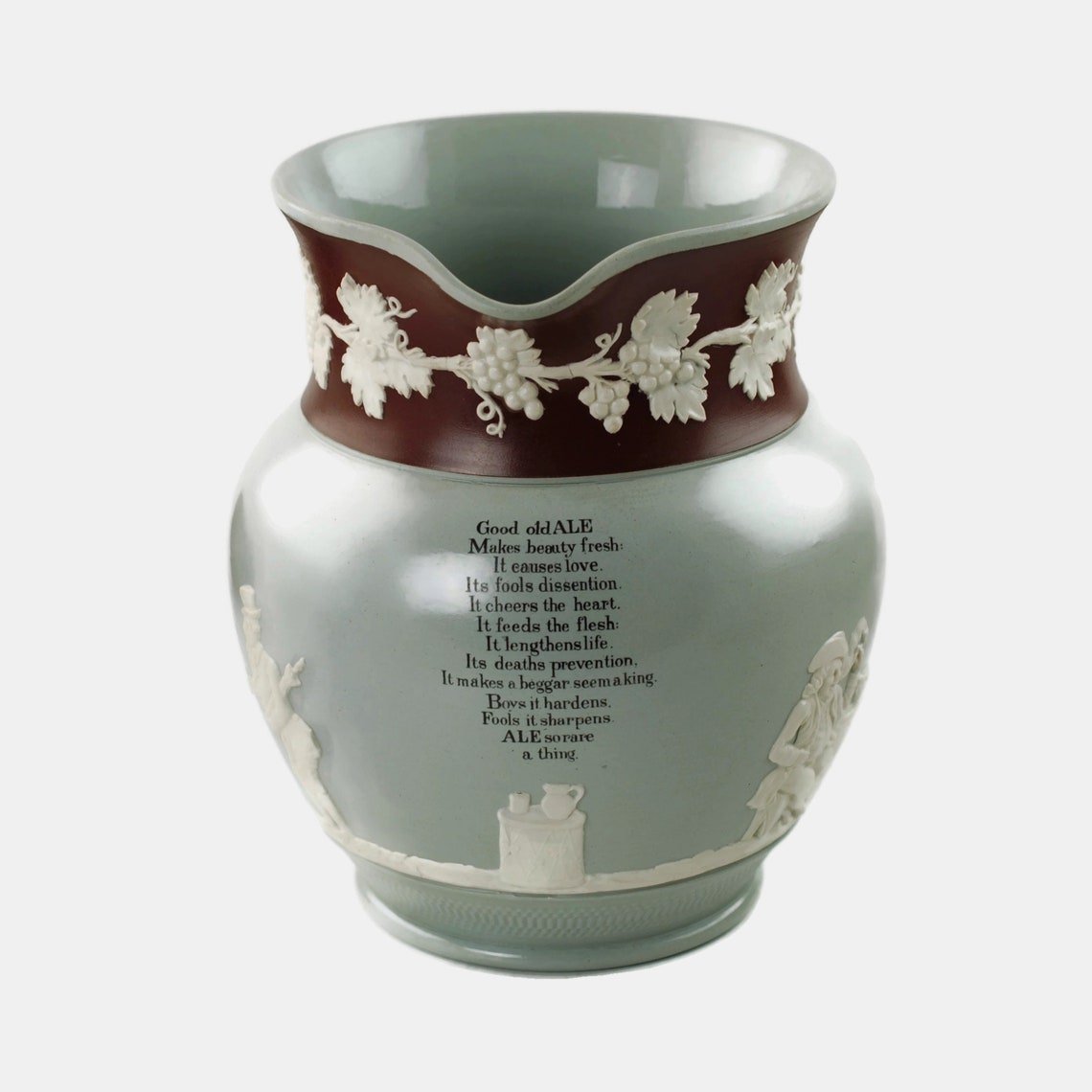 Antique Copeland Late Spode Pitcher Good old ALE Etsy