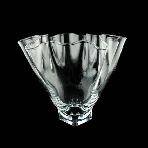 Vintage Steuben Handkerchief Vase Etsy