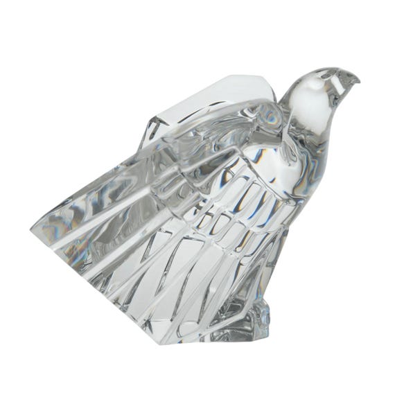 Vintage Donald Pollard for Steuben Lead Crystal American Eagle