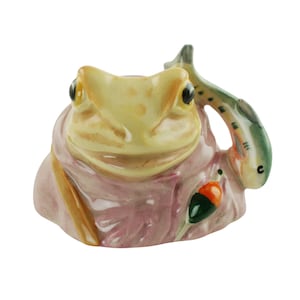 Vintage Beswick Beatrix Potter Jeremy Fisher Porcelain Frog Character Jug