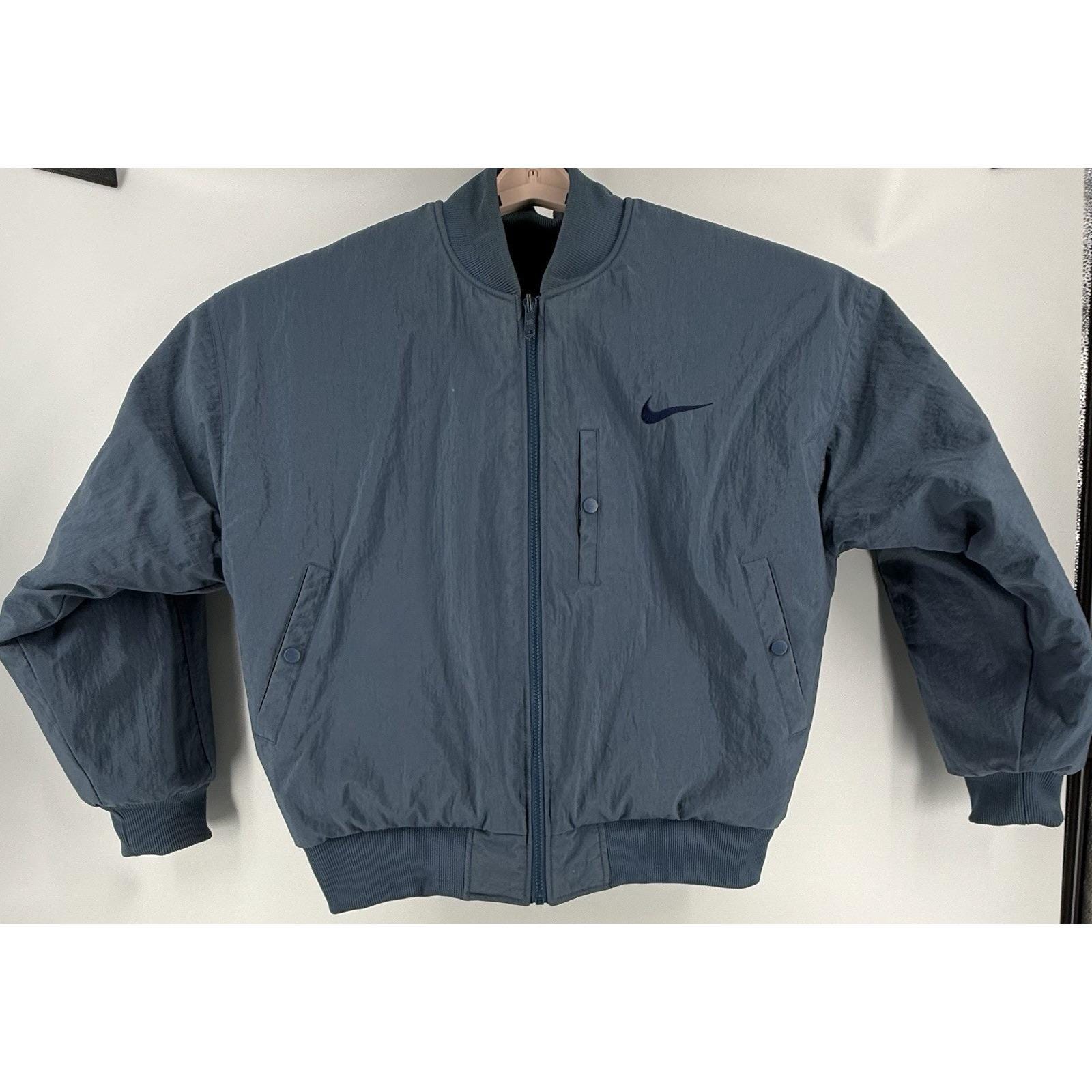 nike quilted bomber jacket