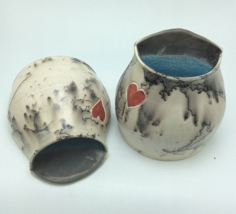 Pottery Horsehair Bookends and Vase