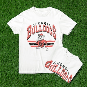 Bulldogs Vintage UGA University Of Georgia Ferro Ricamato Su Toppa 2,25 - Foto 8