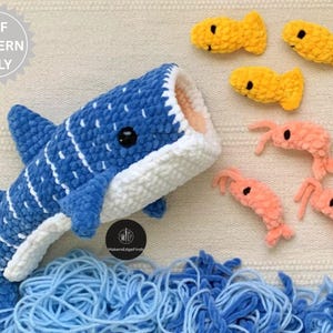 Walhai Häkelanleitung: Amigurumi Plüschtier (PDF-Häkelanleitung)