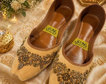 Punjabi jutti color piel/beige TALLA 11
