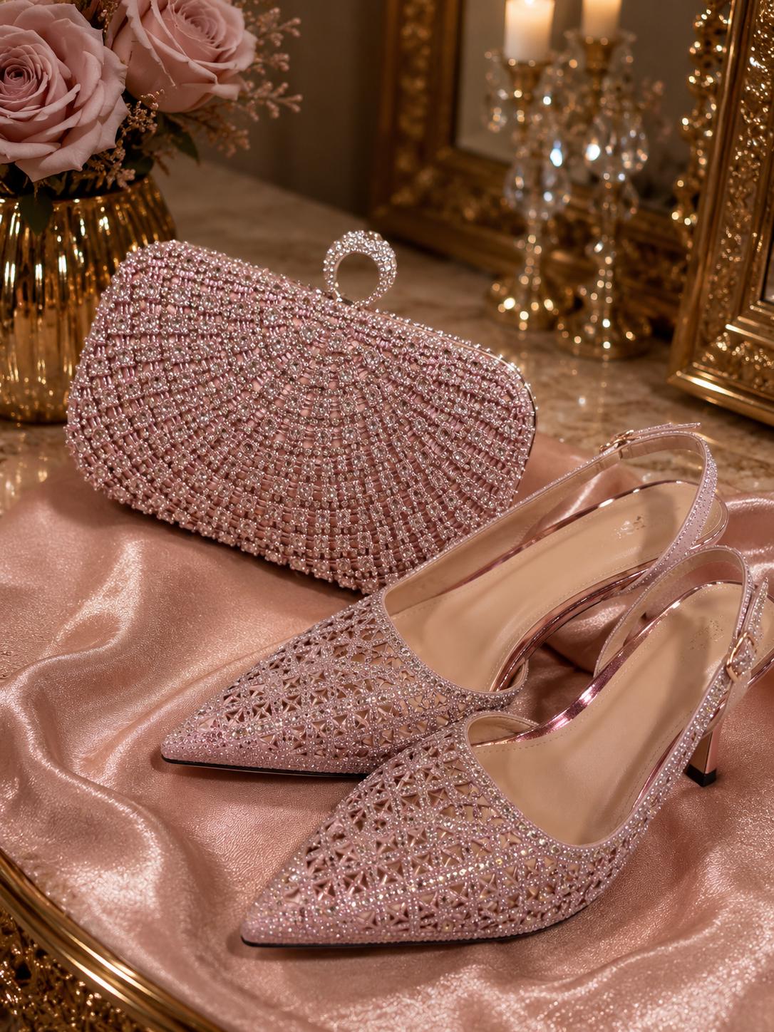 Gold shoes and matching bag - Etsy 日本