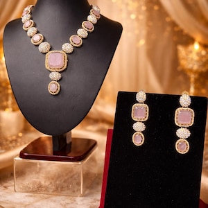 Pink  Turkish Jewelry Set