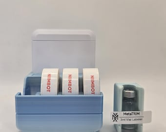 Niimbot D110 Storage Station + 3ml Peptide Vial Labeling Tool for Precision Alignment