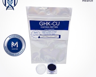 MetaTRIM GHK-Cu 99.93% Pure Powder - Lab Tested for DIY Facial Cream, Serum or Hair