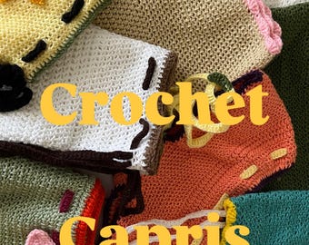 capris au crochet personnalisés
