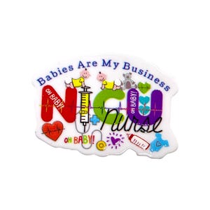 NICU Nurse Acrylic Flatback – Babies Monitor