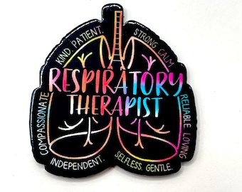 Respiratory Therapist Acrylic Flatback - Lung