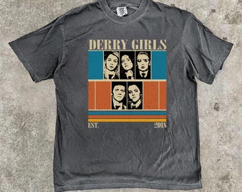 Camiseta Comfort Colors da série Derry Girls, camiseta vintage de filme