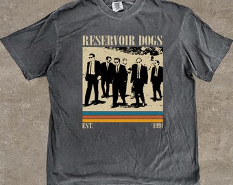 Koszulka z nadrukiem Reservoir Dogs Comfort Colors, koszulka z filmu w stylu vintage