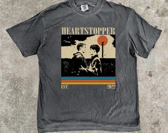 Camiseta Comfort Colors da série Heartstopper, camiseta vintage de filme.