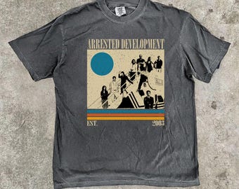 Camiseta Comfort Colors da série de TV Arrested Development, camiseta vintage do filme.