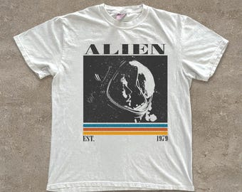 Camiseta Alien 1979 Comfort Colors, camiseta vintage de filme
