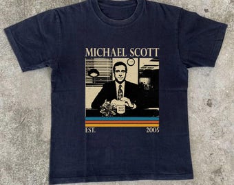 Retro Michael Scott T-Shirt, The Office TV Show Fan Tee, Vintage Movie Shirt