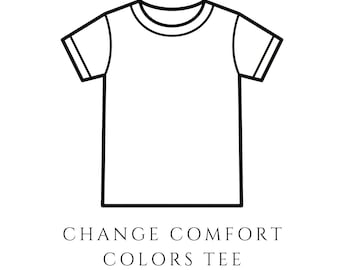 Taxa de atualização da cor da camiseta Comfort