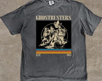 Camiseta de los Cazafantasmas con colores cómodos, camiseta vintage de la película