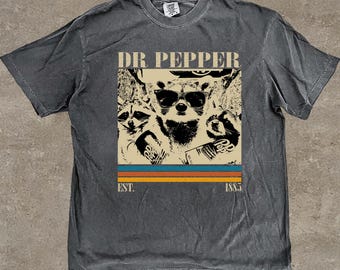 Comfort Colors Raccoon Dr Pepper T-Shirt, Gifts For Woman and Man Unisex T-Shirt