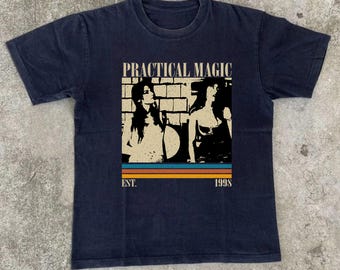 Camiseta "Practical Magic" da Comfort Colors, camiseta vintage de filme.