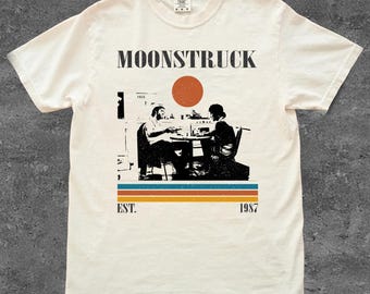 Camiseta Comfort Colors do filme Moonstruck (1987), camiseta vintage do filme.