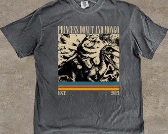Camiseta gráfica de la Princesa Donut y Mongo, Carl Dungeon Crawler, unisex, colores cómodos