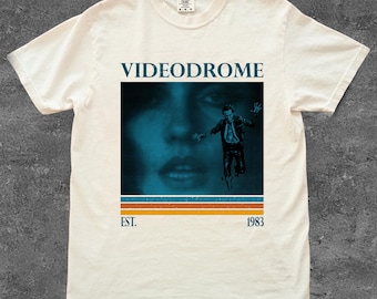 Camiseta Videodrome Comfort Colors, camiseta vintage de filme