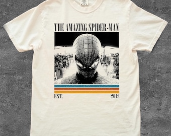 Camiseta de El Sorprendente Hombre Araña, Camiseta Vintage de la Película