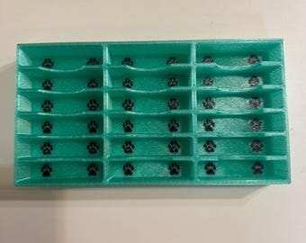 Kobalt mini toolbox drawer organizer for bottom drawer. 2 and 3 drawer. Holds 18 dog grooming blades