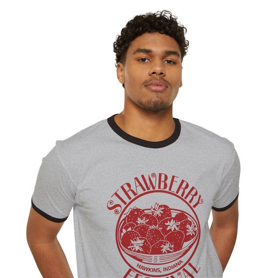 Strawberry Festival | Graphic Ringer Tee - Etsy