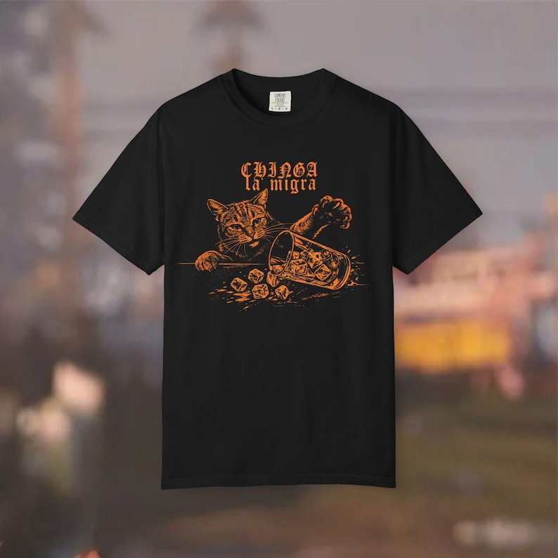 Chinga la migra Cat anti-ICE / Political Protest / Tshirt Sweatshirts Hoodies imagen 5