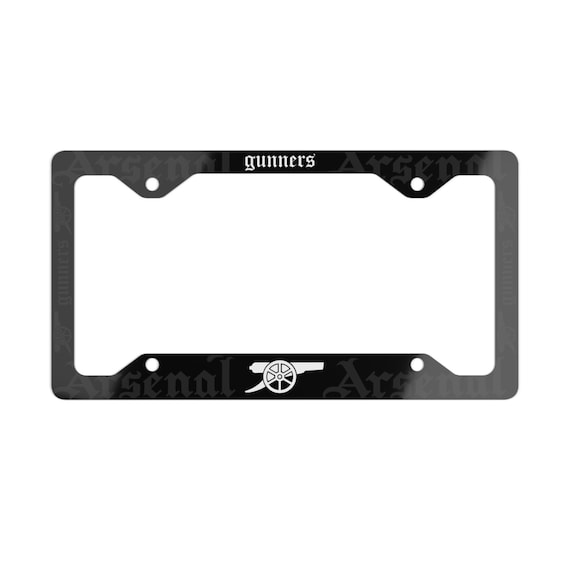 Gunners License Plate Frame – Arsenal Fan Gift, Football Car Accessory