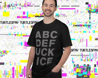 ABCDEFUCKICE T-shirt | Block Letter Statement