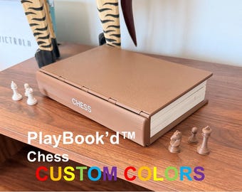 PlayBook'd - Ajedrez, elegante estuche para guardar juegos