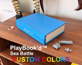 PlayBook'd - Sea Battle, stylish and foldable board game
