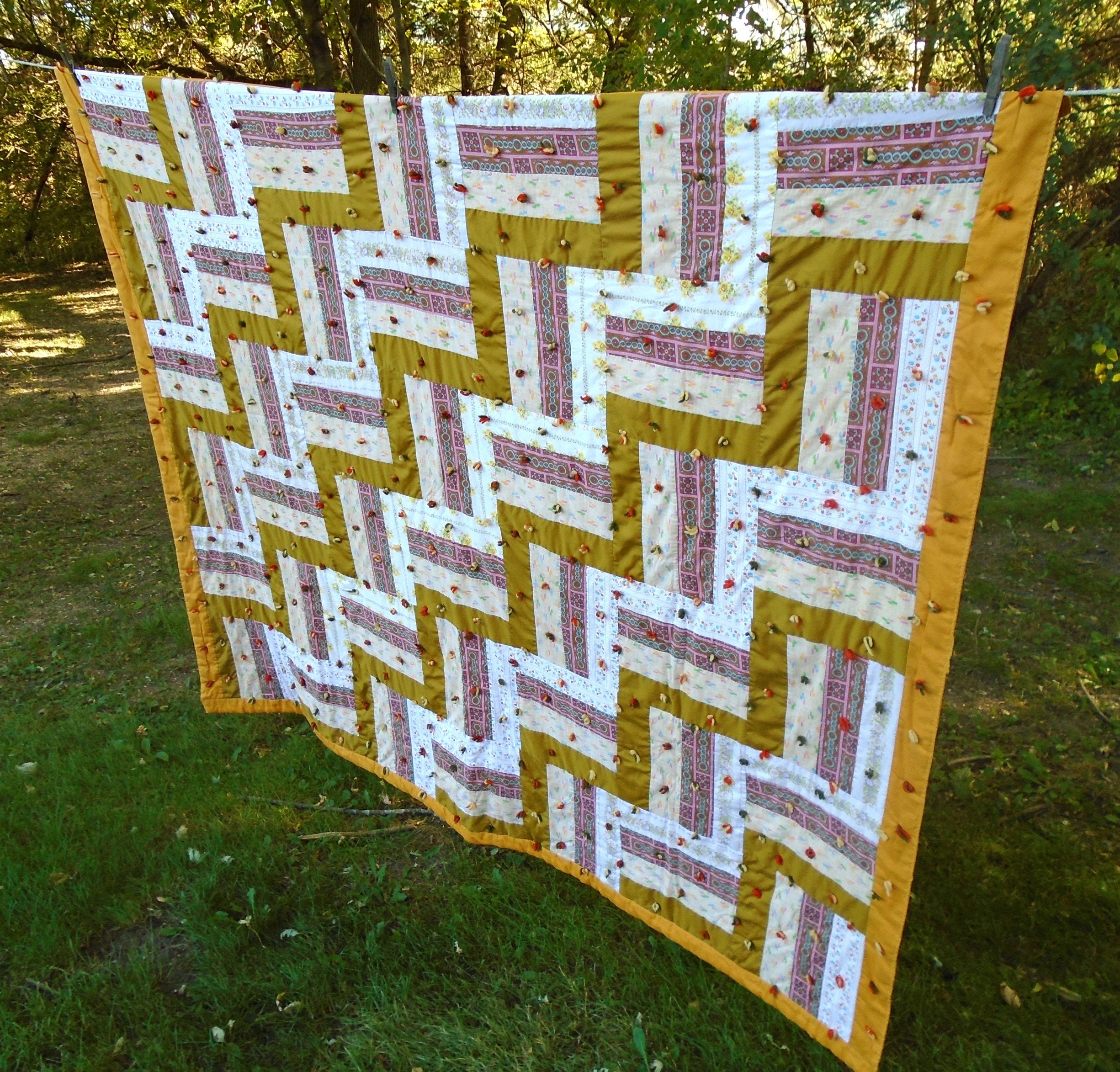 Vintage Patchwork Quilt Farmhouse Quilt Twin Quilt Sofa Etsy Vintage patchwork quilt farmhouse quilt twin quilt sofa