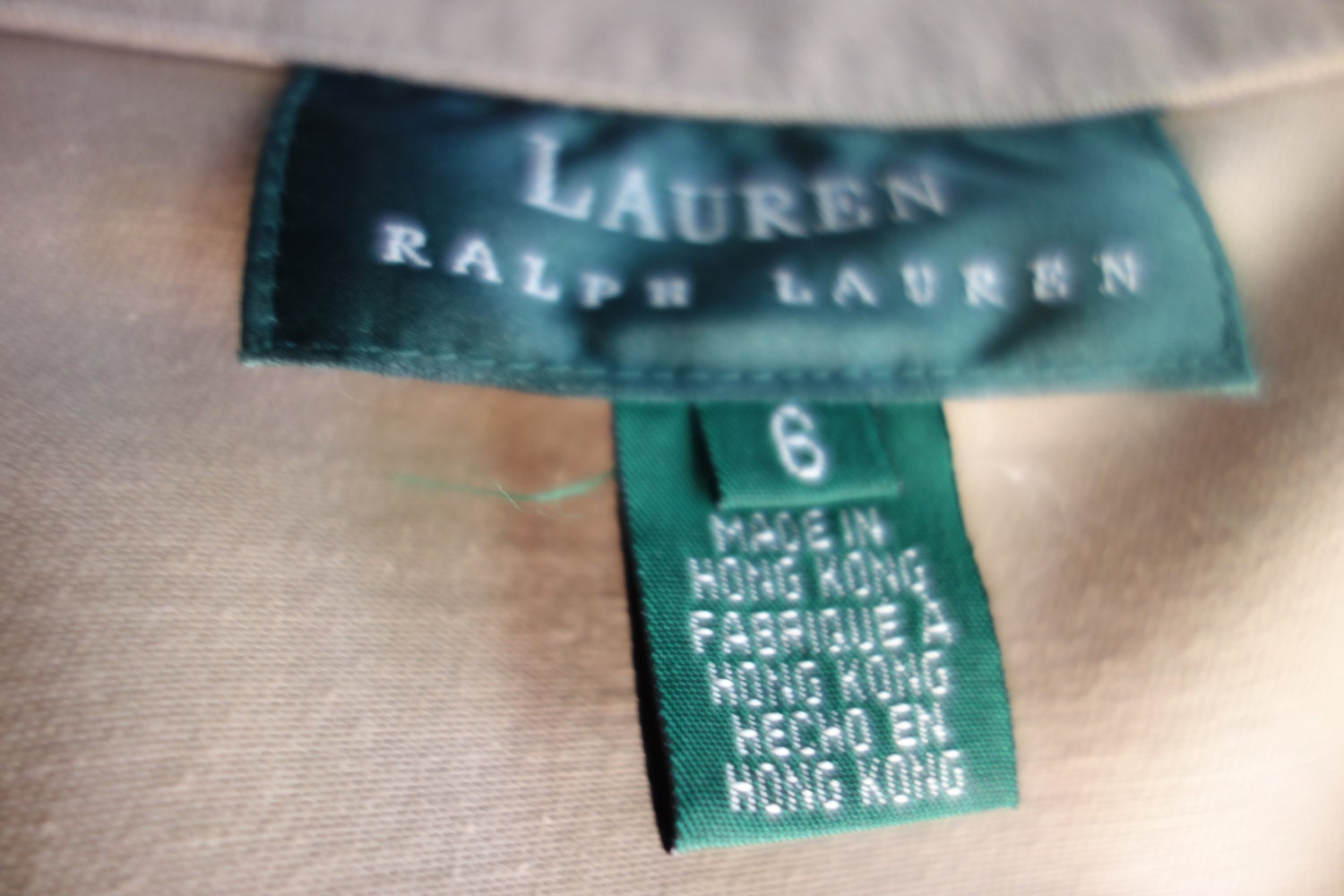 Lauren by RALPH LAUREN 70s Khaki Military Style Jacket Sz6 - Etsy