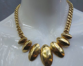 YSL Yves Saint Laurent Vintage Gilt Necklace ON HOLD