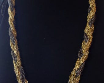 YSL Yves Saint Laurent braided Necklace