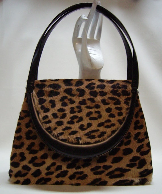 60s KORET Leopard Print Purse