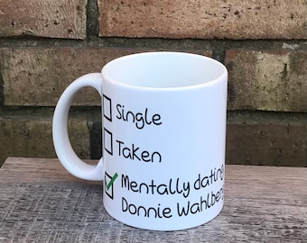 Donnie  coffee mug, new kids, blockhead mug.