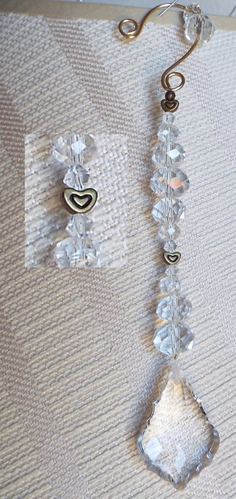 Suncatcher Angel Car Charm Rear View Mirror Angel Crystal Etsy