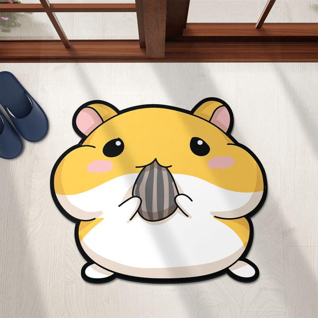 Hamster Rug Hamster Anime Rug - Etsy