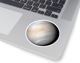 Venus Planet Sticker, Glossy Solar System Decal