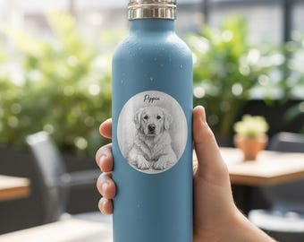 Custom sticker, custom pet decal, personalized pet, animal sticker, pet vinyl decal, cute pet sticker, custom pet portrait, dog sticker