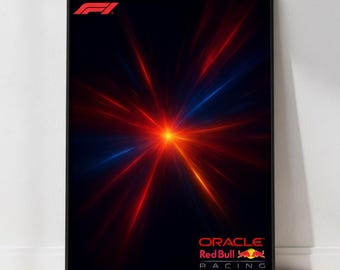 Oracle Red Bull Racing RB20 • Digital Wall Art • F1  car mount •  F1 Display Printable